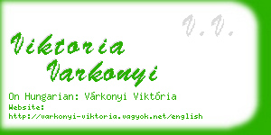viktoria varkonyi business card